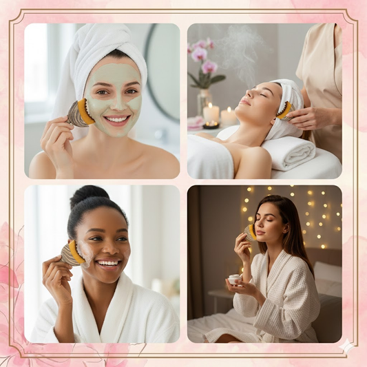 Alvixora® ALL-IN-ONE Lymphatic Face Brush|V-Shape + Glow From Anywhere! ✨