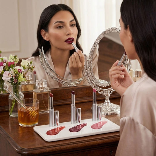 Alvixora® Classic “Almost Lipstick” Tinted Balm in Three Iconic Honey Shades