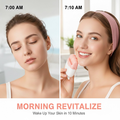 Alvixora®【2-in-1 Ice Roller Set】Keep Clean in Case❄️Cooling Face & Body Massager for Pores, Dry Skin & Product Absorption｜Portable Skin Care Gift for Women